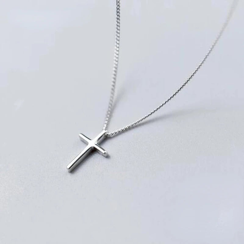 Sterling Silver Female Cross Pendant