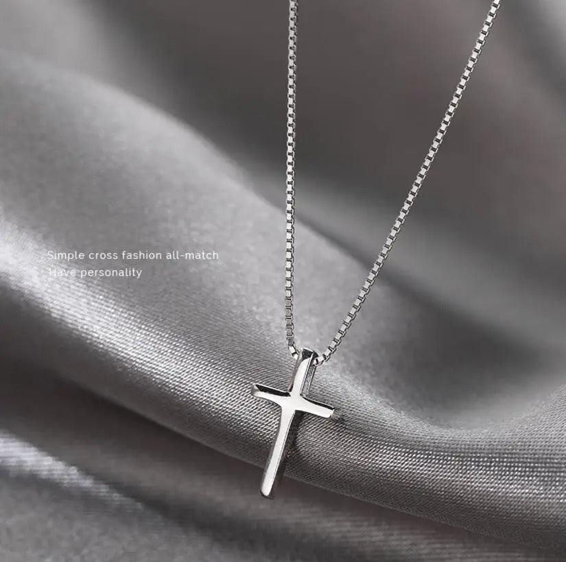 Sterling Silver Female Cross Pendant