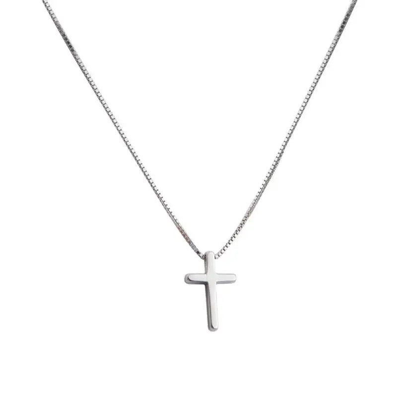 Sterling Silver Female Cross Pendant